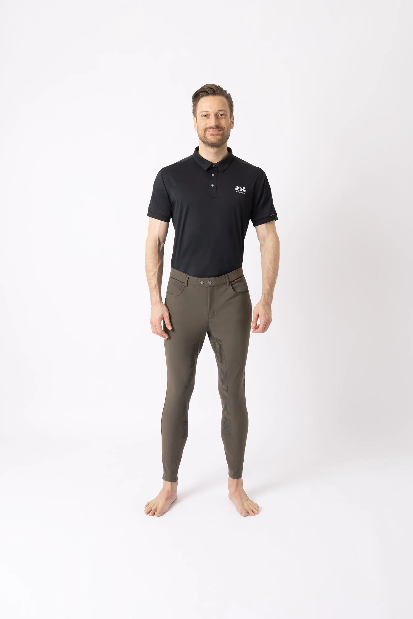 B Vertigo Pantalon d'équitation à fond intégral Damien pour homme