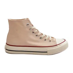 Baskets hautes pour femmes Big Star NN274278 Beige