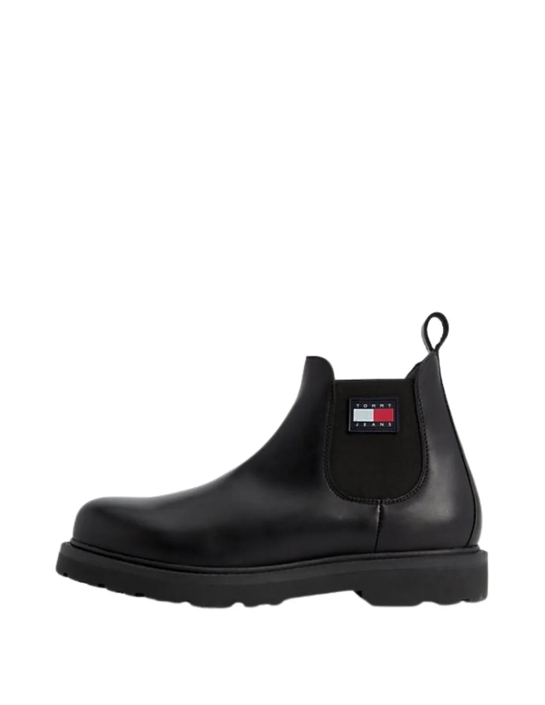 Bottines en cuir homme Tommy Jeans Ref 61216 Noir