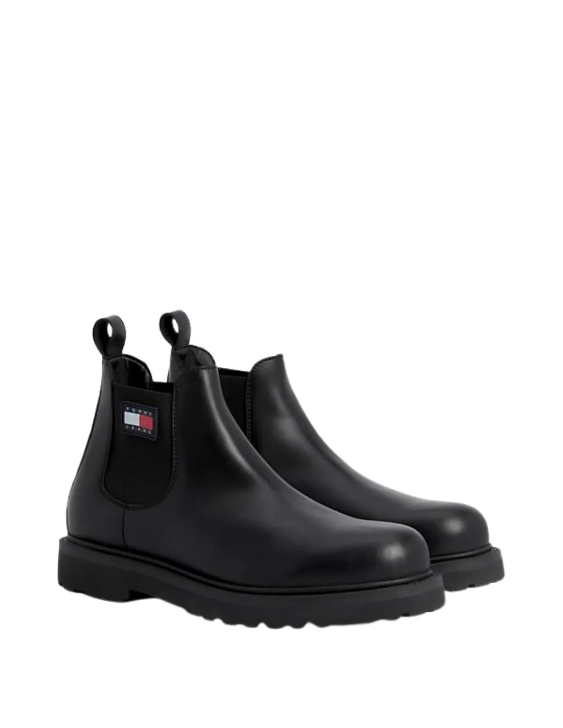 Bottines en cuir homme Tommy Jeans Ref 61216 Noir