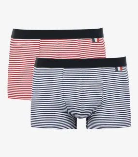 Boxer Homme Marinière x2 - Pack Intemporel