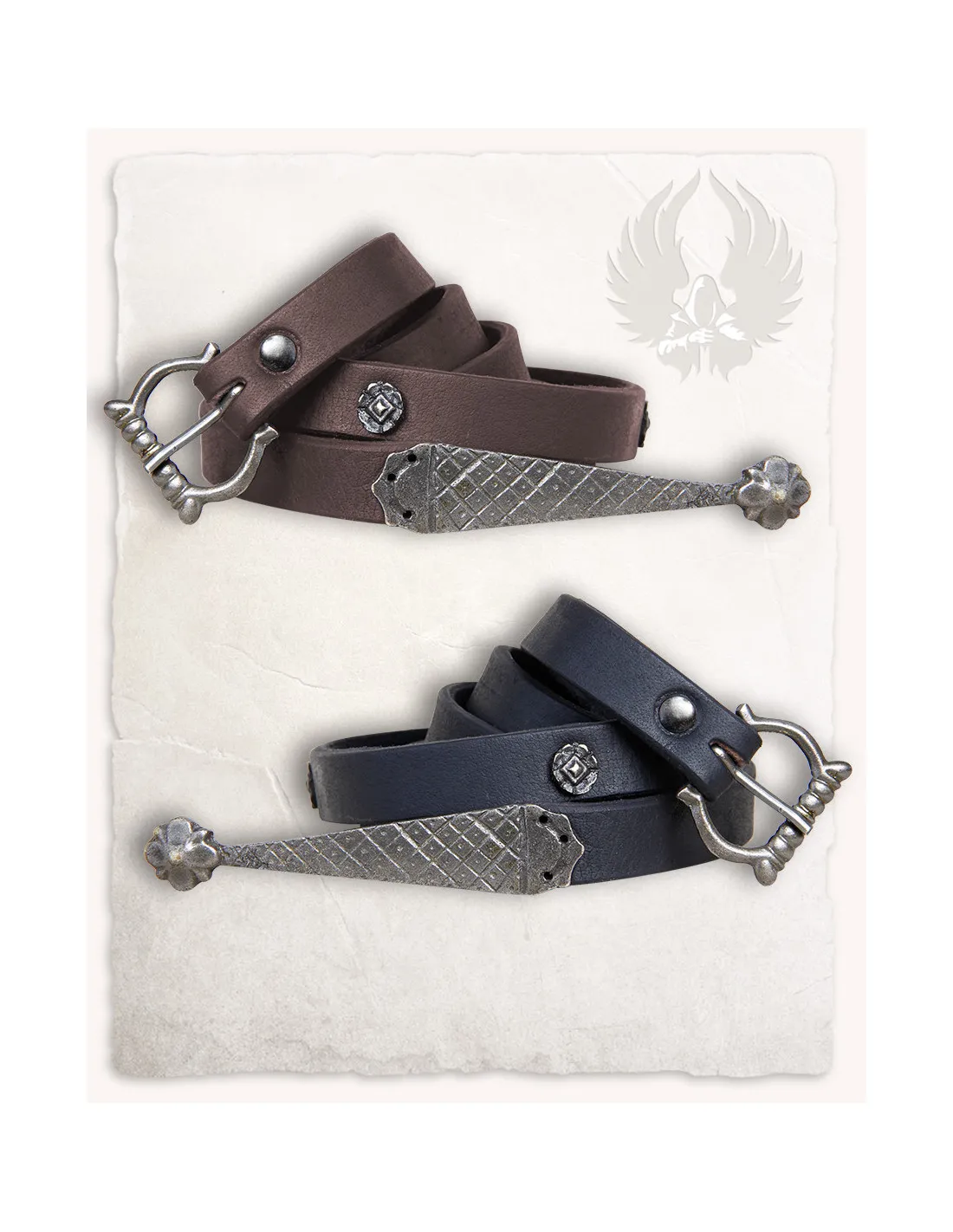 Ceinture médiévale longue Sofia pour femme, différentes couleurs ⚔️ Boutique