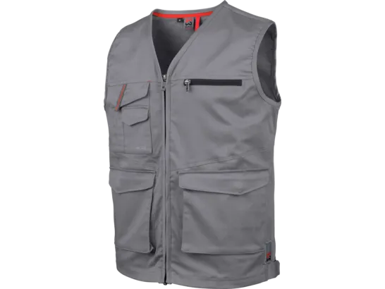 Gilet de travail sans manches Stretch X Würth MODYF gris