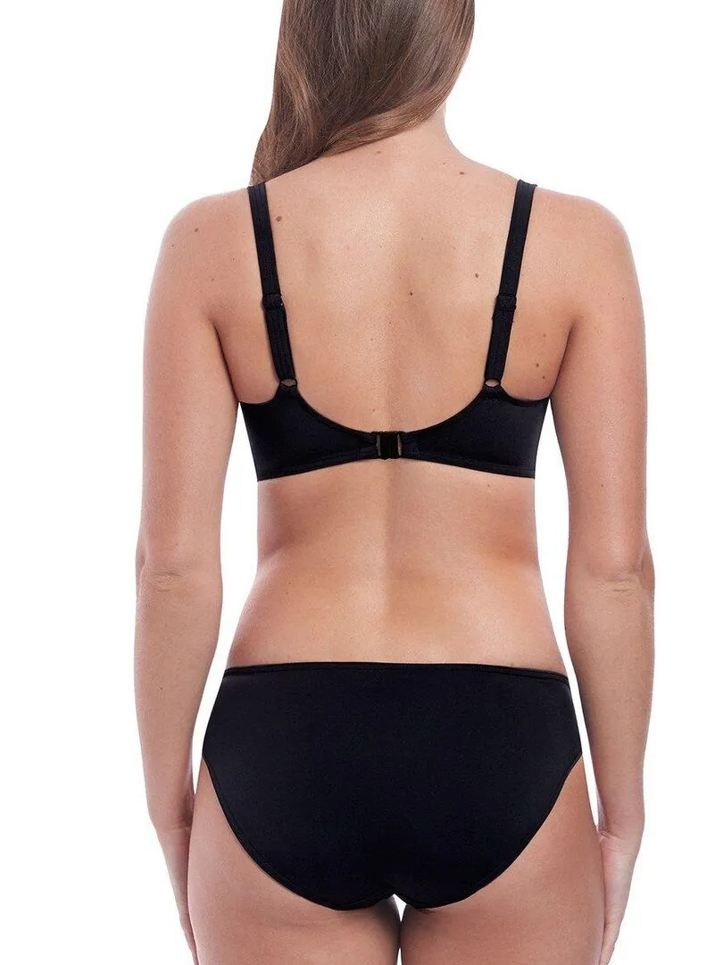 Haut de maillot de bain décolleté coeur à armatures Remix - Noir