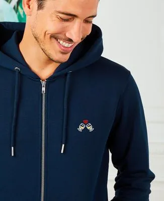 Hoodie homme Amour anisé (brodé)