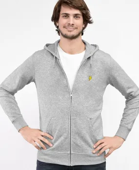 Hoodie zippé homme Eclair (Brodé)