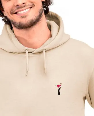 Hoodie zippé homme Porté Dirty Dancing (brodé)