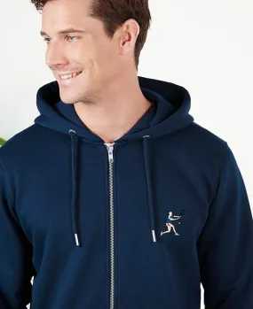 Hoodie zippé homme Tennisman (brodé)