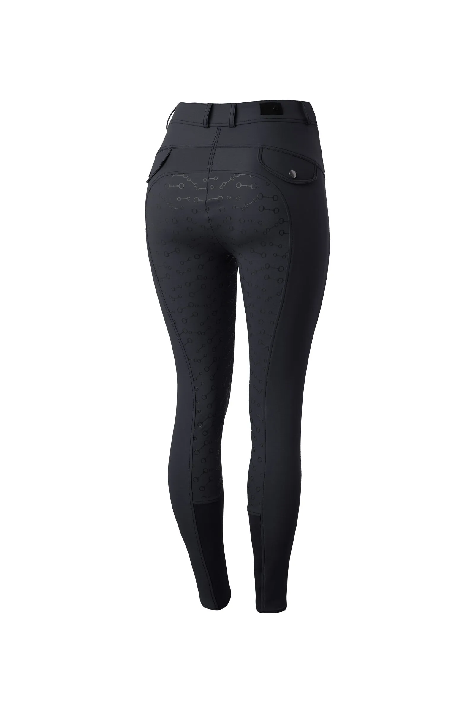 Horze Pantalon d'équitation taille haute fond intégral silicone Andrea