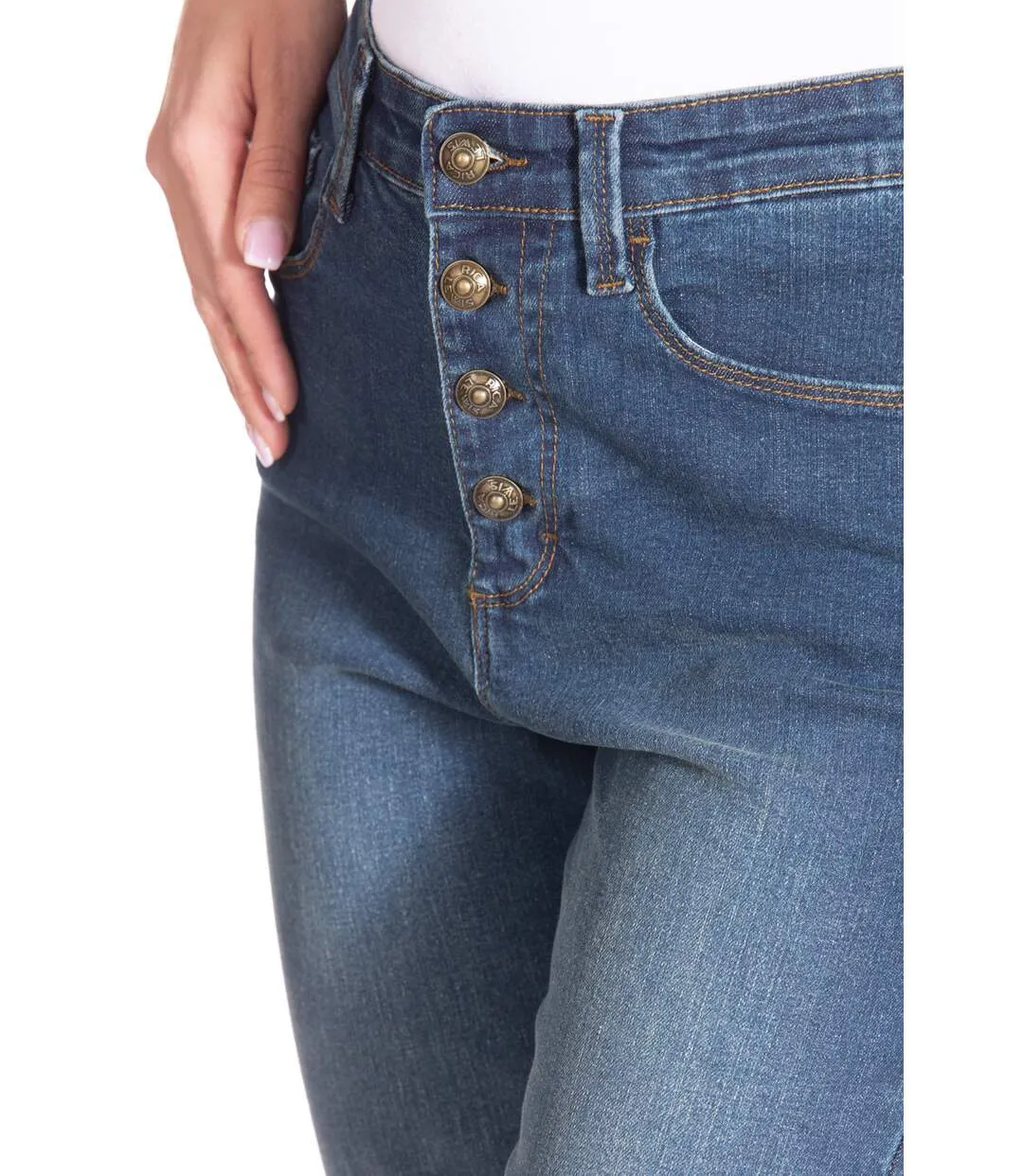 Jeans coupe bootcut denim stretch brossé ZELIA 'Rica Lewis'