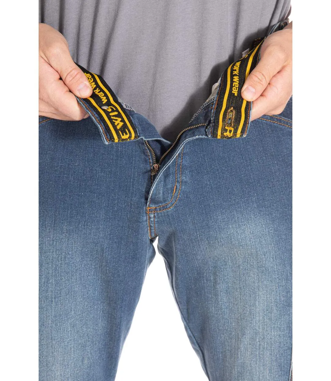 Jeans de travail stretch avec emplacement genouillères JOBPRO 'Rica Lewis'