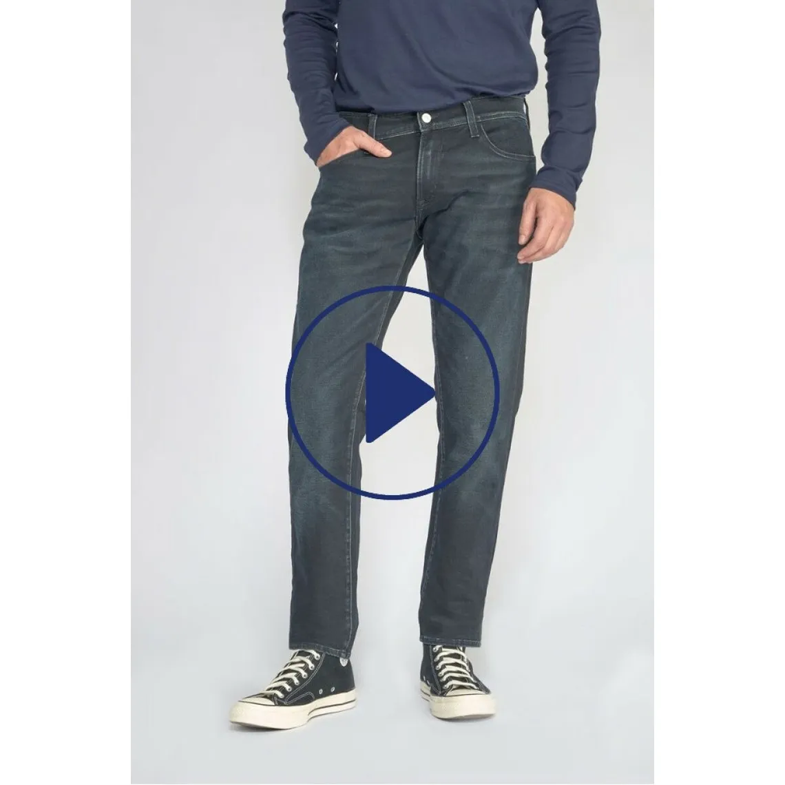 Jeans Jogg 700/11 adjusted  bleu-noir N°1 en coton | 3 Suisses