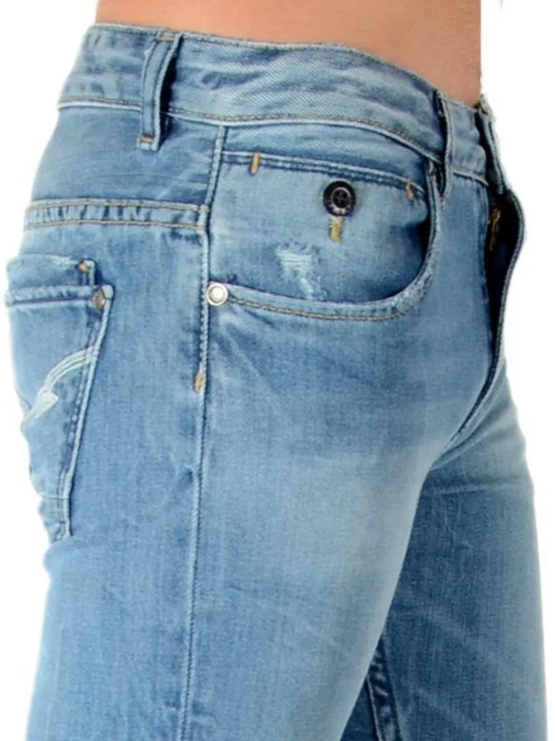 Jeans Kaporal Junior Motor Bleu Fripe - Bleu