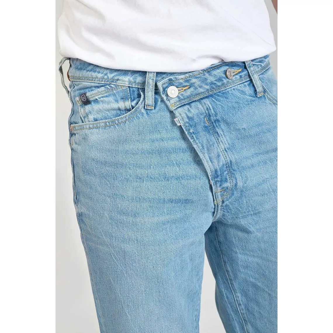 Jeans loose, large 1998, 7/8ème bleu en coton Amos | 3 Suisses