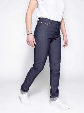 JEANS SLIM 204H SAINT JAMES coton bio indigo brut | 1083