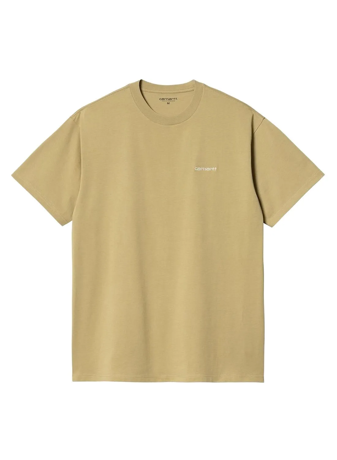 Maillot Carhartt Script Broderie Beige Homme