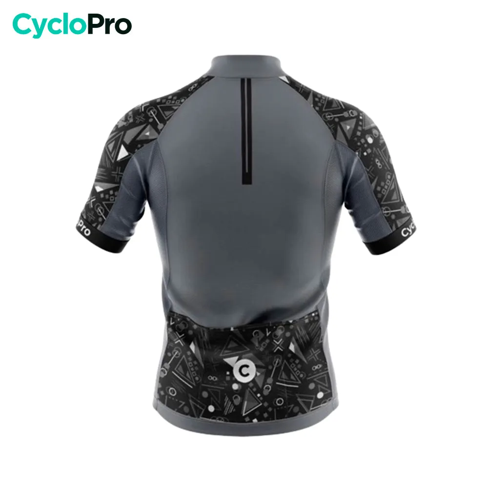 MAILLOT CYCLISME ROUTE GRIS - WAVE+