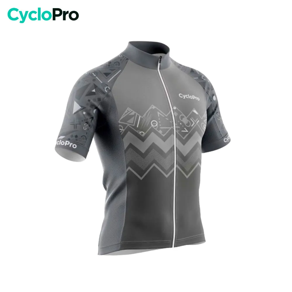 MAILLOT CYCLISME ROUTE GRIS - WAVE+