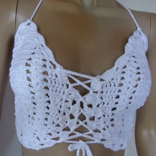 Maillot de bain et ou bustier au crochet