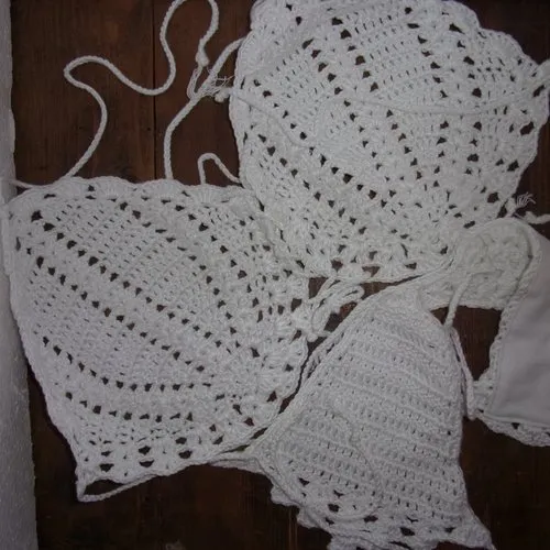 Maillot de bain et ou bustier au crochet