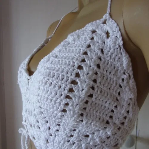 Maillot de bain et ou bustier au crochet