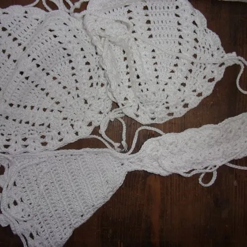 Maillot de bain et ou bustier au crochet