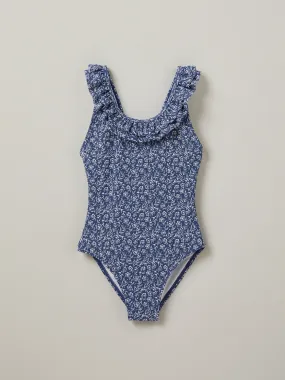 Maillot de bain fleuri 1 pièce Fille