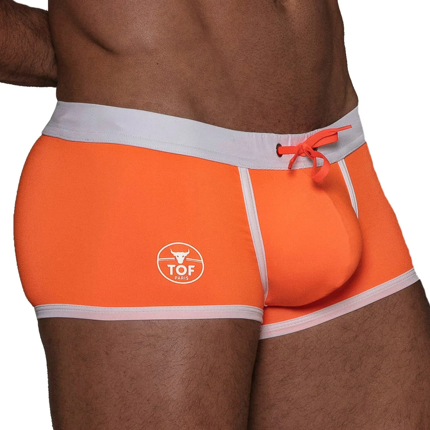 Maillot de bain taille basse Neon Tof Paris - Orange fluo - TOF Par...