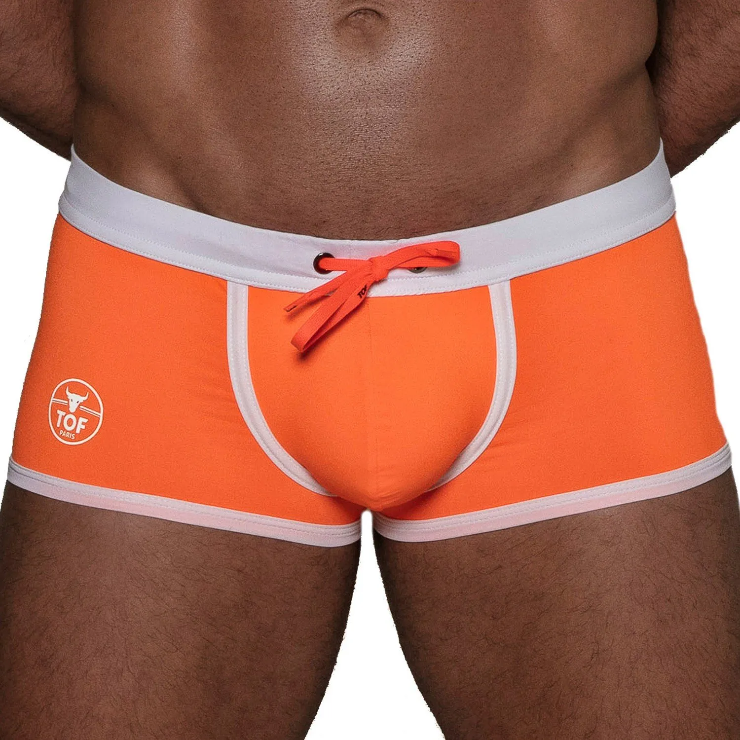 Maillot de bain taille basse Neon Tof Paris - Orange fluo - TOF Par...