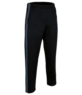 Pantalon jogging homme avec bande contrastée - PARK - noir et gris charbon