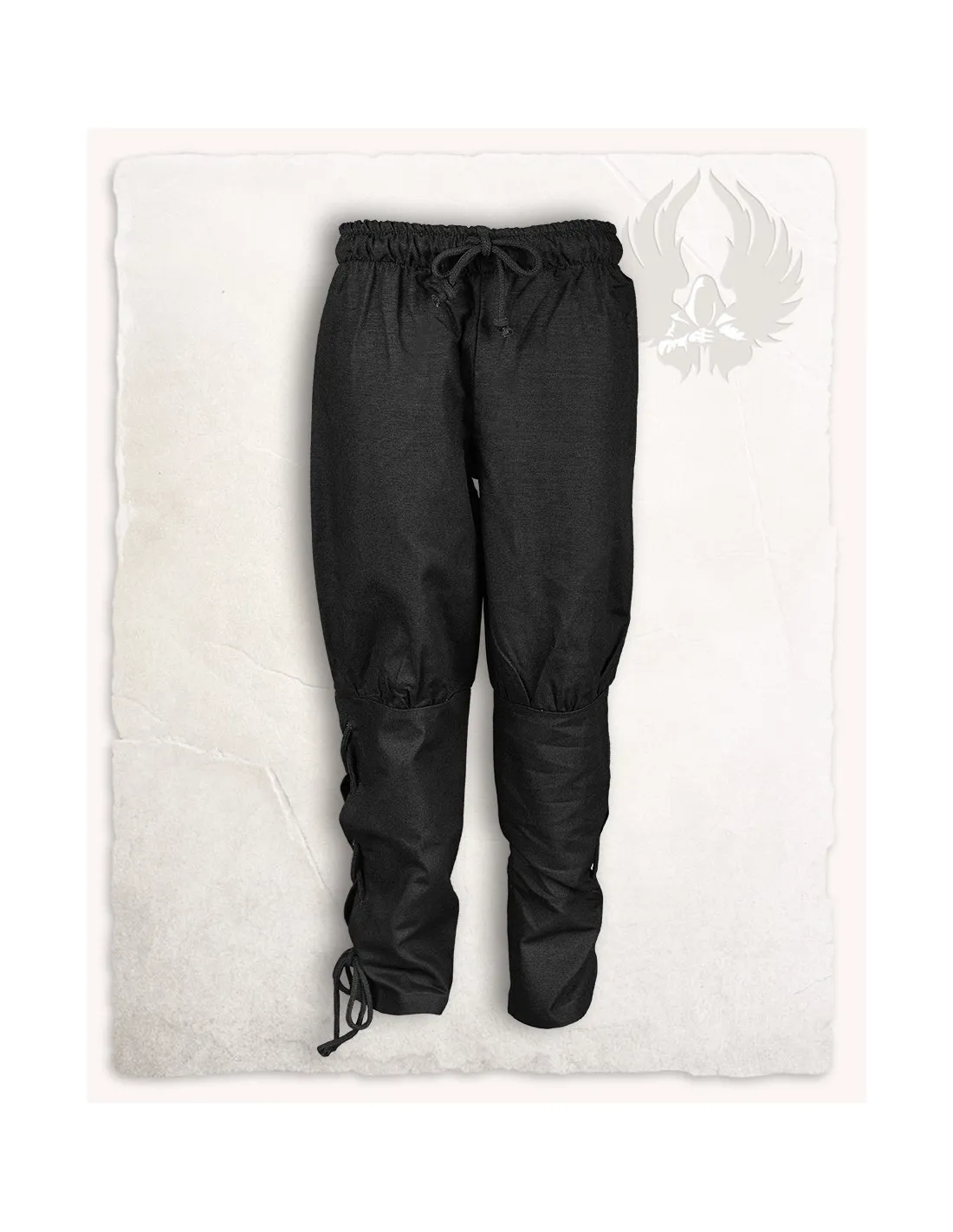 Pantalon médiéval pour enfants modèle Wicky, couleur noire ⚔️ Boutique Épées