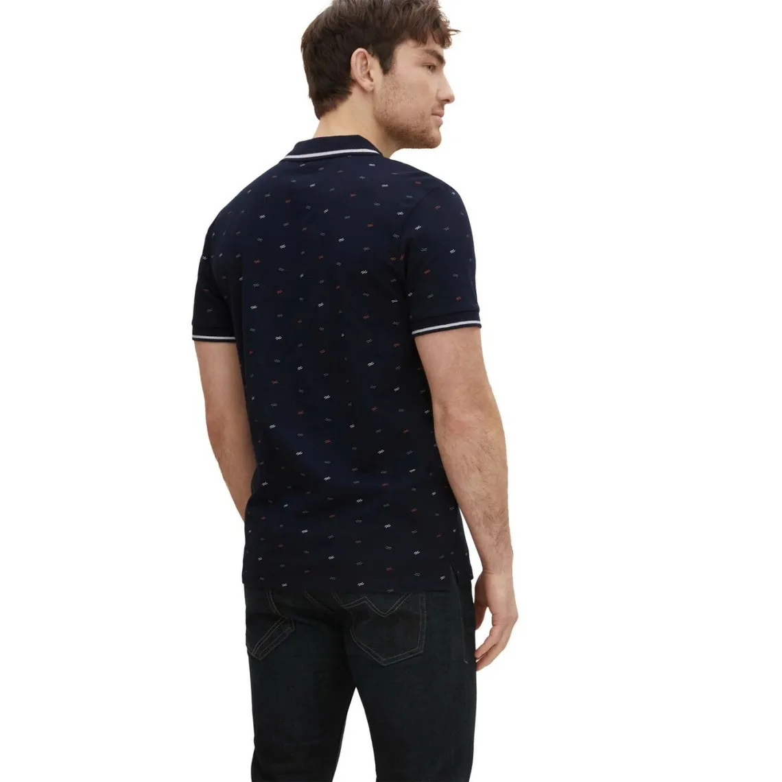 Polo homme bleu marine en coton Tom Tailor - T-shirt / Polo Homme sur MenCorner