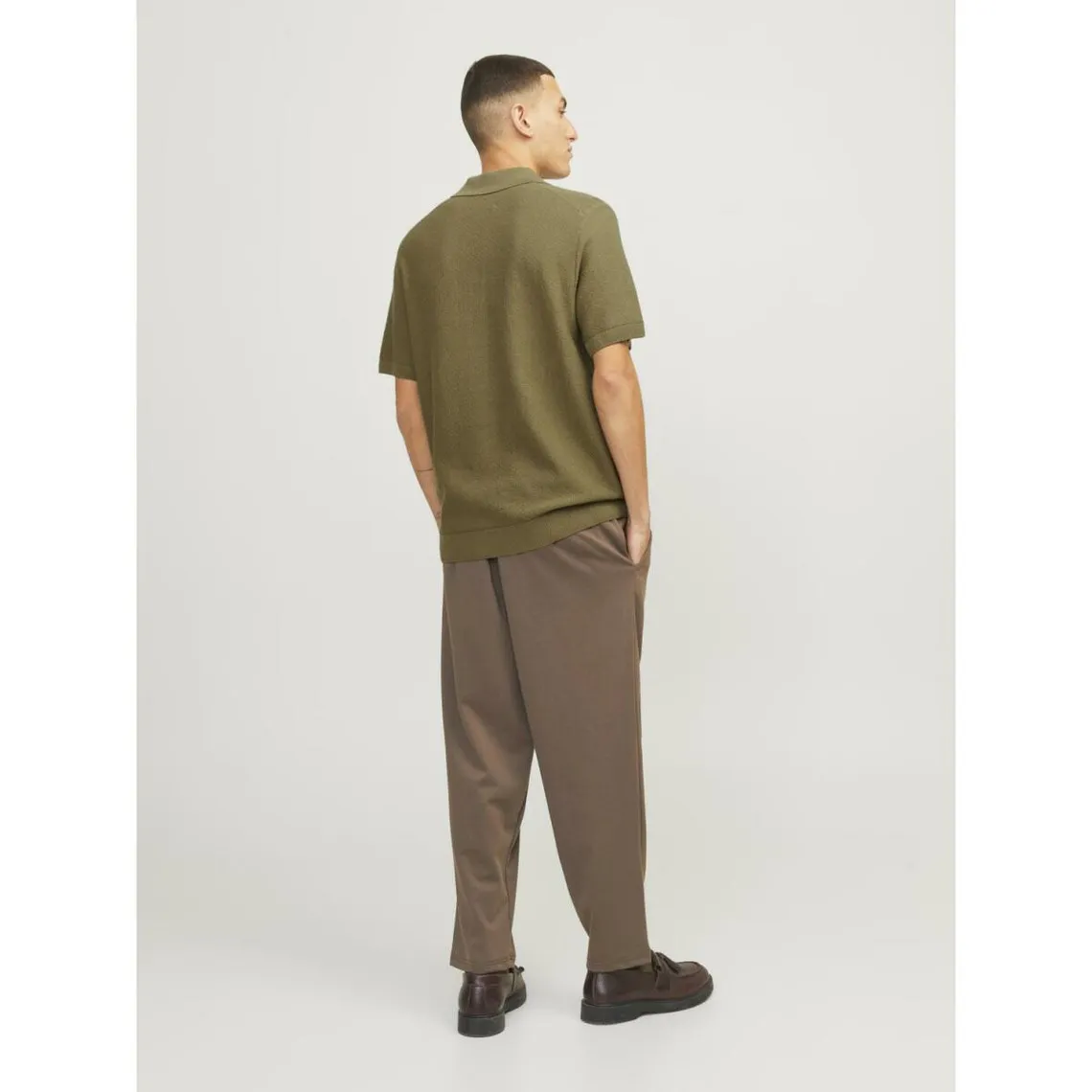 Polo homme vert olive en coton  Jack & Jones - T-shirt / Polo Homme sur MenCorner