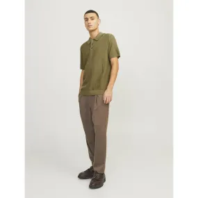 Polo homme vert olive en coton  Jack & Jones - T-shirt / Polo Homme sur MenCorner