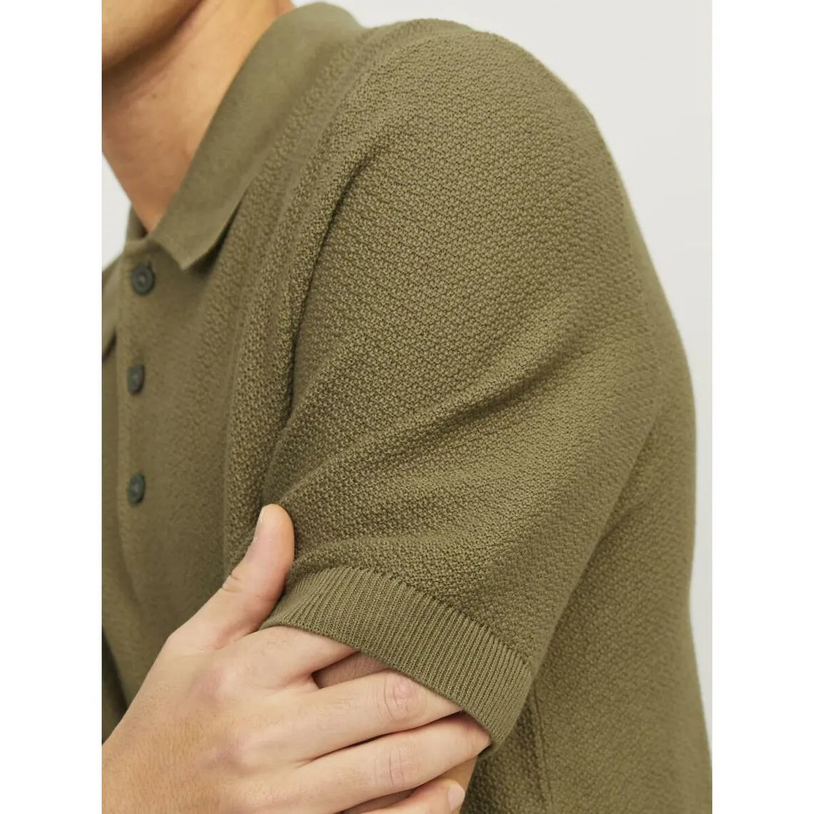 Polo homme vert olive en coton  Jack & Jones - T-shirt / Polo Homme sur MenCorner