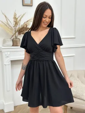 Robe courte Ingrid Noir