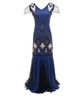 Robe Gatsby  Charleston Bleue