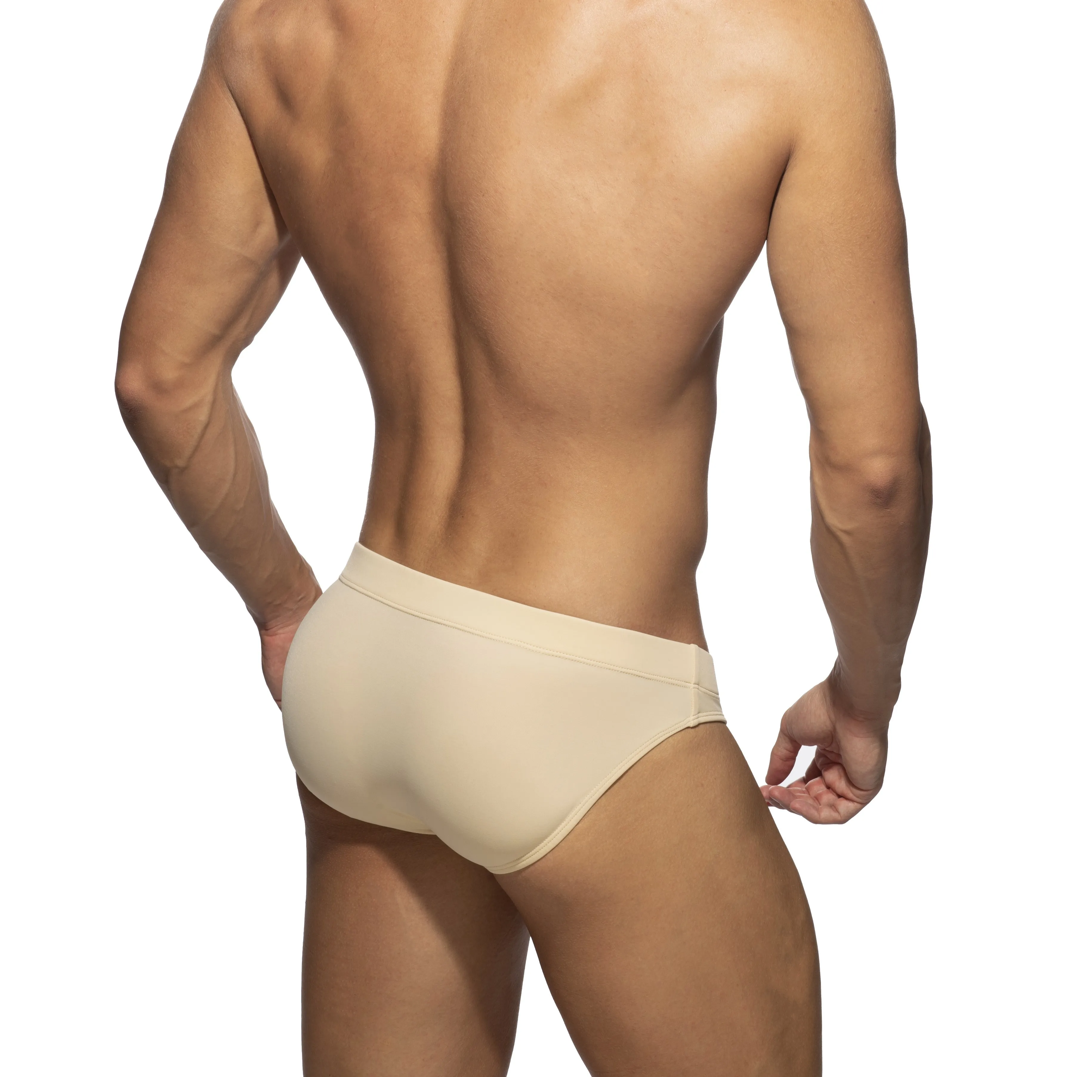 Slip de bain Molded - beige - ADDICTED : vente slip de bain homme A...