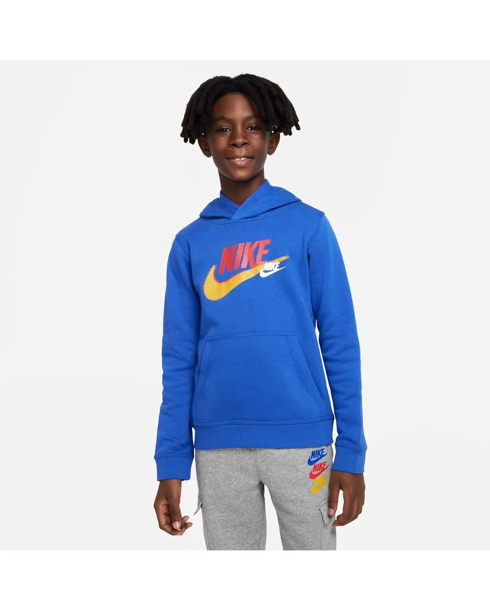 Sweat a capuche manches longues Enfant B NSW SI FLC PO HOODIE BB Bleu