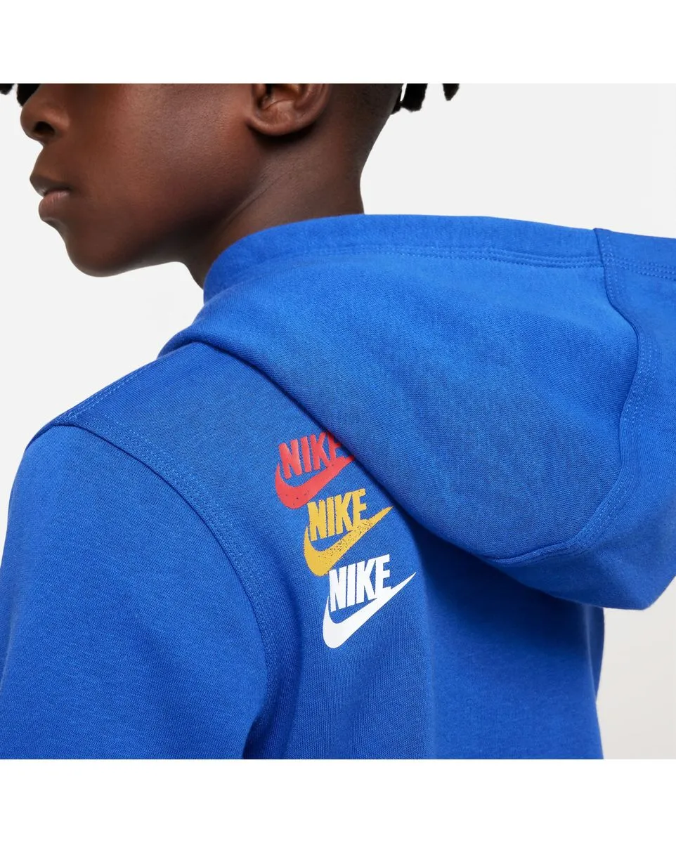 Sweat a capuche manches longues Enfant B NSW SI FLC PO HOODIE BB Bleu