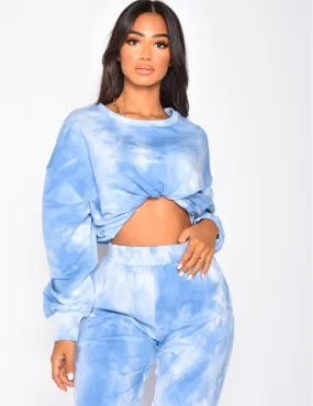 Sweat court tie and dye / 37620 - JEANS INDUSTRY