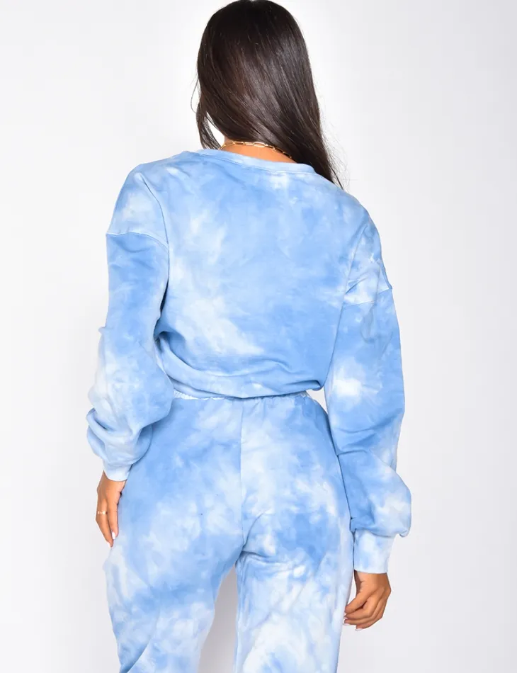 Sweat court tie and dye / 37620 - JEANS INDUSTRY