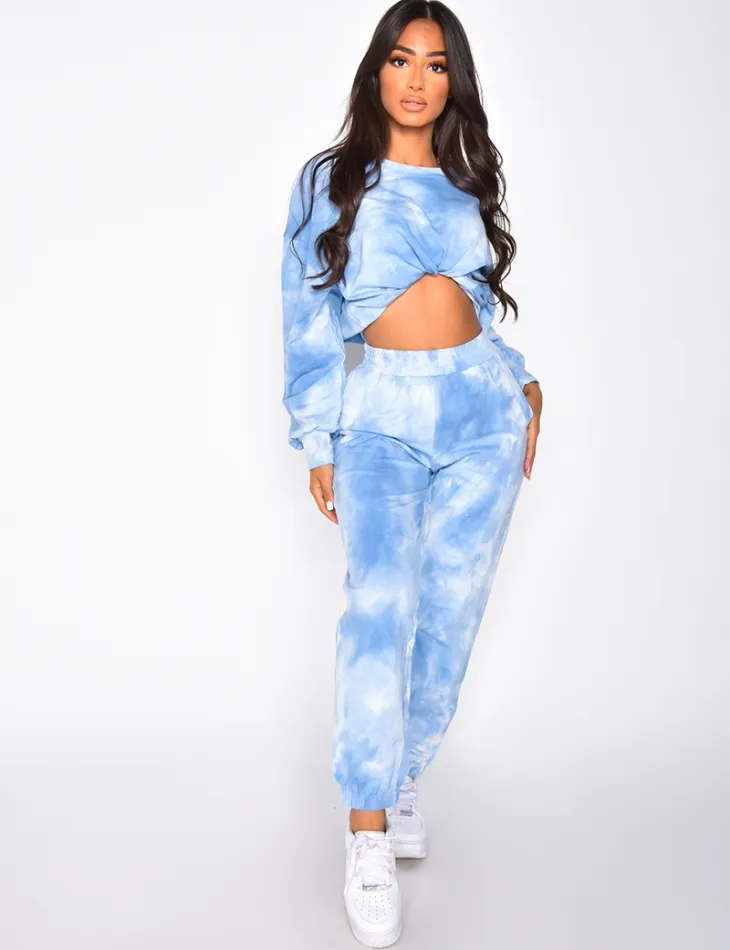 Sweat court tie and dye / 37620 - JEANS INDUSTRY