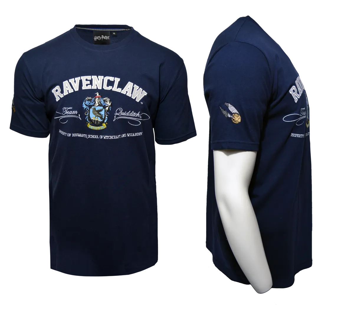 T-shirt brodé Ravenclaw (Serdaigle) unisexe