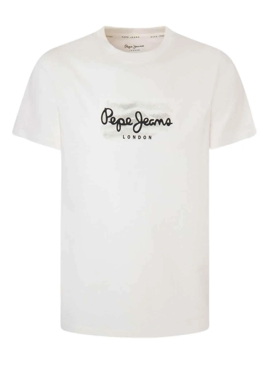 T-Shirt Pepe Jeans Castle Blanc pour Homme