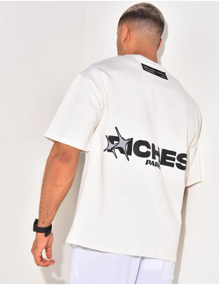 T-shirt "Riches Paris" / 62477 - JEANS INDUSTRY