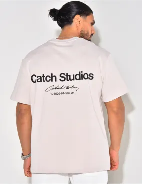 T-shirt uni "catch studios" / 61061 - JEANS INDUSTRY