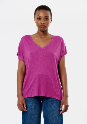 T-shirt violet Femme  LADY  Mauve