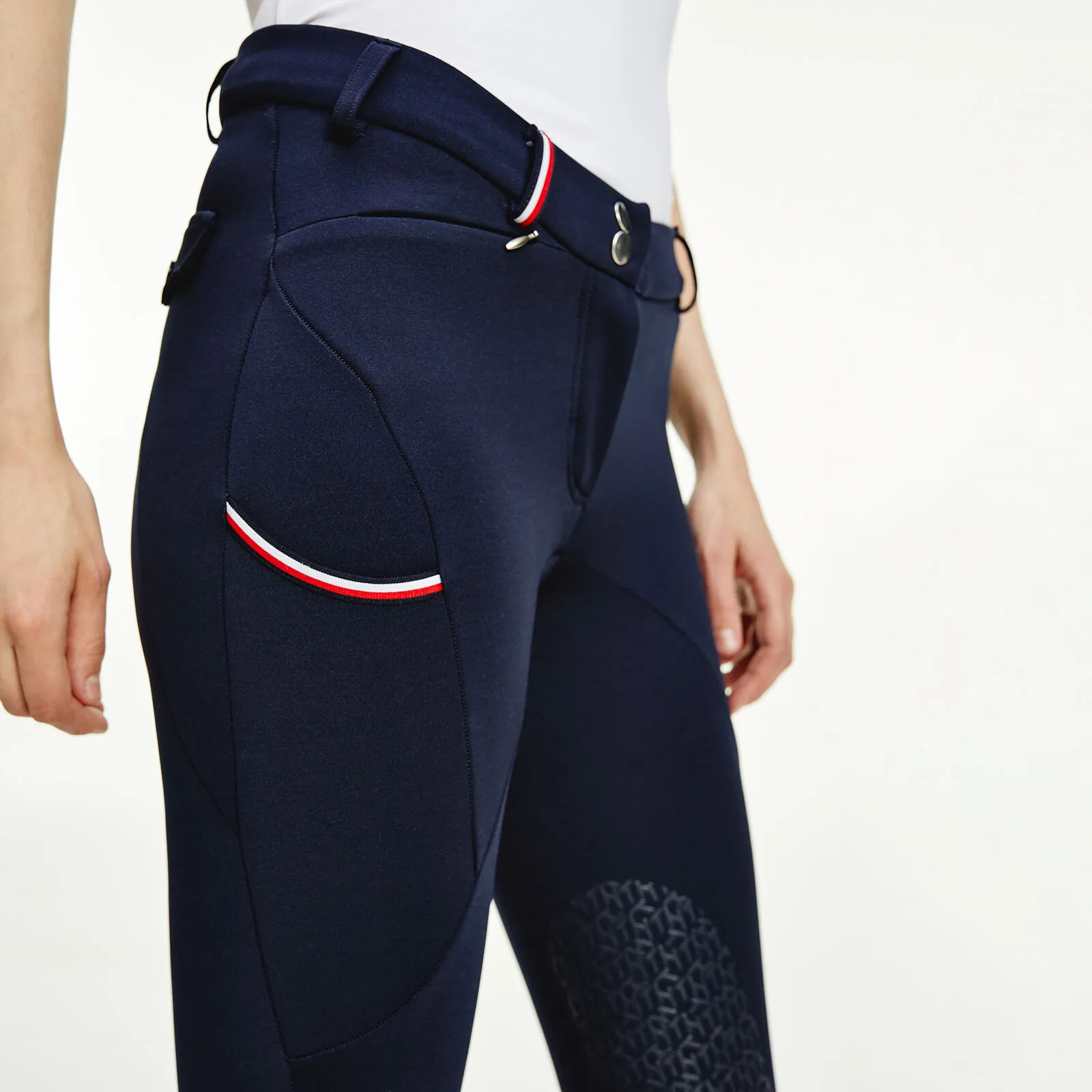 Tommy Hilfiger Equestrian Pantalon d'équitation concours kneegrip Performance femmes