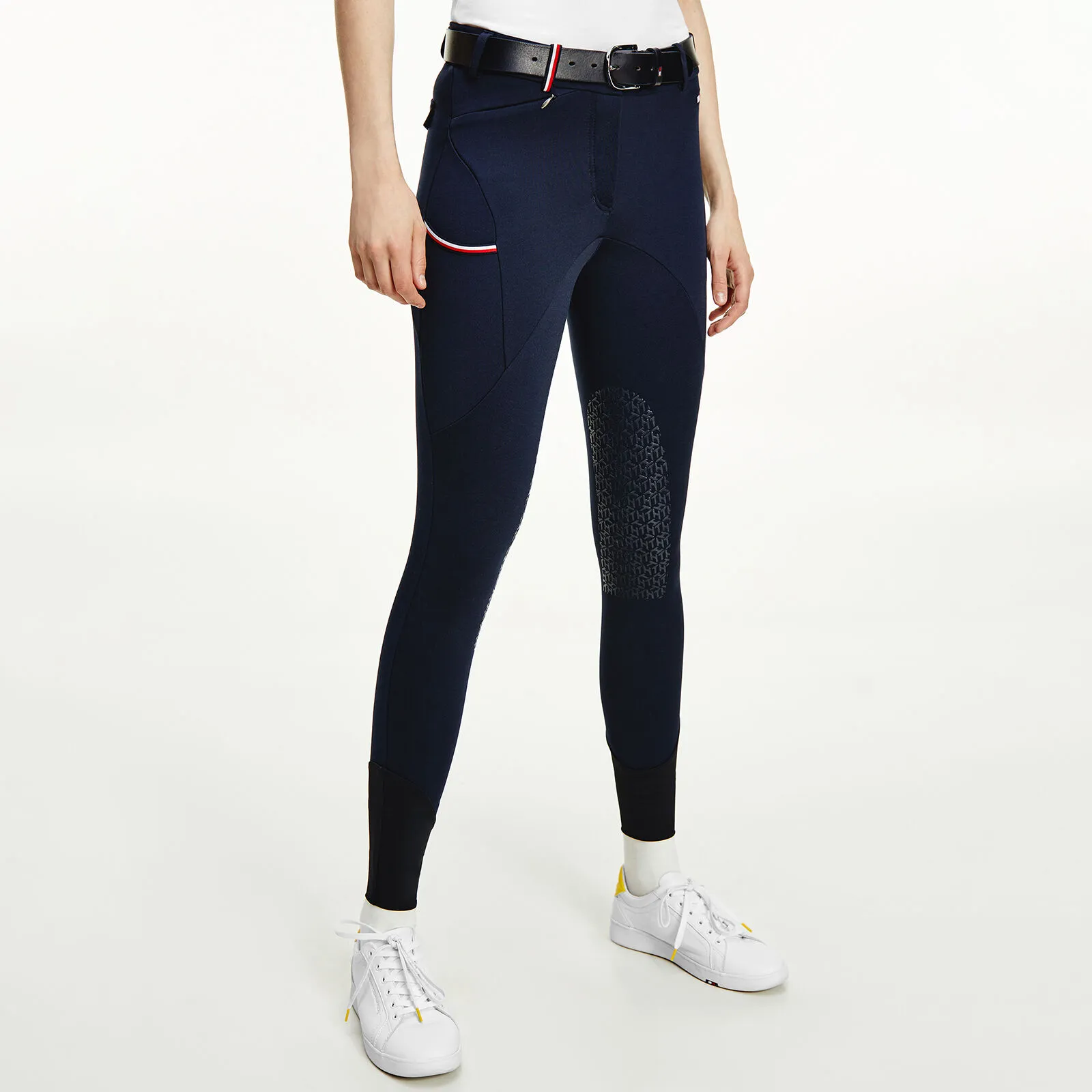 Tommy Hilfiger Equestrian Pantalon d'équitation concours kneegrip Performance femmes